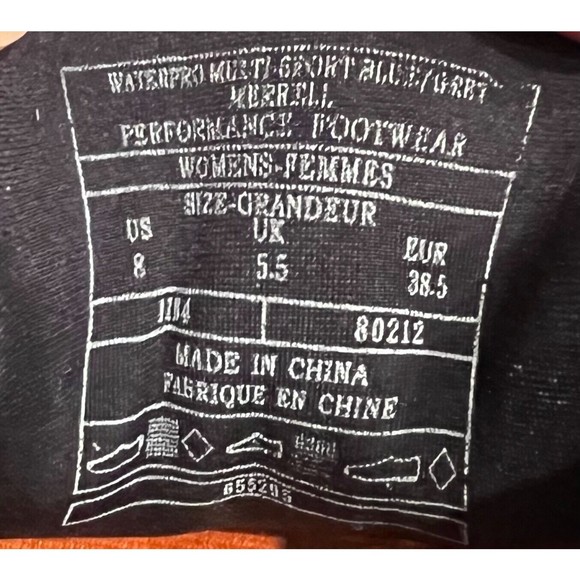 Women’s  Merrell Waterproof Sport Blue/Grey Sz. 8 pre-owned EXCELLENT CONDITION - Picture 7 of 7